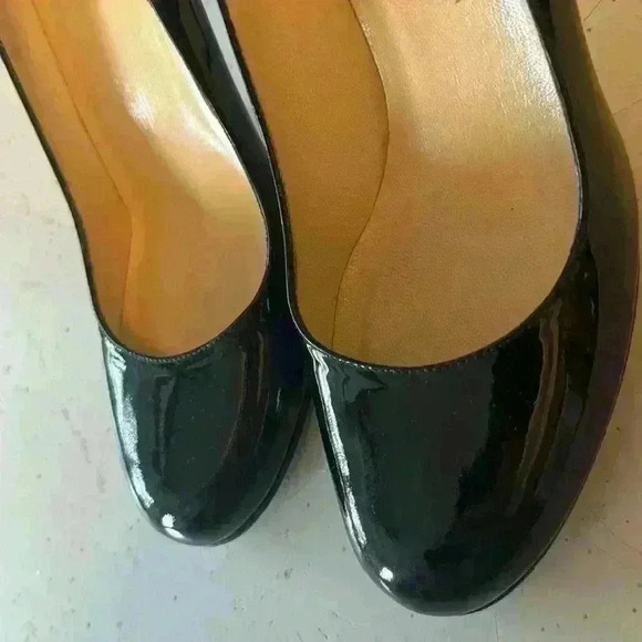Kate Spade Womens Black‎ Patent Leather Pumps 2.75" Heel Size 7 - Picture 3 of 5